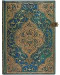 Σημειωματάριο Paperblanks Turquoise Chronicles - 13 х 18 cm, 120 φύλλα - 1t
