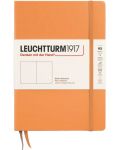 Тефтер Leuchtturm1917 New Colours - А5, λευκά φύλλα, Apricot, твърди корици - 1t