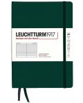 Σημειωματάριο Leuchtturm1917 Natural Colors - A5, σκούρο πράσινο, σελίδες με γραμμές, σκληρό εξώφυλλο - 1t