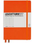 Σημειωματάριο  Leuchtturm1917 - А5, με γραμμές,Orange - 1t