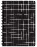 Σημειωματάριο  Keskin Color - Black, А6, 80 φύλλα, ποικιλία - 4t