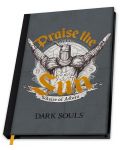 Σημειωματάριο ABYstyle Games: Dark Souls - Praise the Sun, μορφή  A5 - 1t