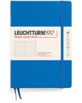 Σημειωματάριο Leuchtturm1917 New Colours - А5, σελίδες τετραγώνων, Sky,σκληρά εξώφυλλα - 1t