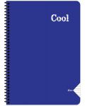 Τετράδιο Keskin Color - Cool, А4, φαρδιές σειρές, 72 φύλλα, ποικιλία - 4t