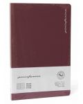 Σημειωματάριο  Pininfarina Notes - μπορντό,σελίδες με γραμμές - 3t