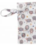 Τσάντα για βρεγμένα ρούχα  Xkko - Dreamy Sheep, 30 x 45 cm - 2t
