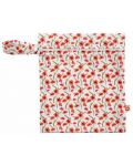 Τσάντα για βρεγμένα ρούχα Xkko - Red Poppies, 25 x 30 cm - 1t