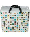 Τσάντα αποθήκευσης  Puckator - Minecraft Faces, 74 l - 2t