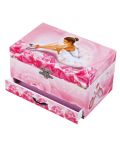 Μουσικό κουτί με συρτάρι Trousselier - Ροζ μπαλαρίνα - 2t