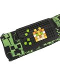 Σχολική κασετίνα Panini Minecraft - Pixels Green - 3t
