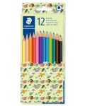 Χρωματιστά μολύβια Staedtler Noris Jumbo - 12 χρώματα - 1t