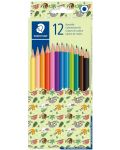 Χρωματιστά μολύβια Staedtler Pattern 175 - 12 χρώματα, ποικιλία - 3t