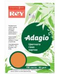 Έγχρωμο φωτοτυπικό χαρτί Rey Adagio - Pumpkin, A4, 80 g, 100 φύλλα - 1t