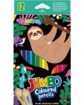 Χρωματιστά μολύβια Colorino Wildkid - Jumbo, 12 χρωμάτων - 1t