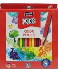 Χρωματιστά μολύβια Beifa WMZ - 24 χρώματα - 3t