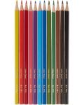 Χρωματιστά μολύβια Adel - 12 χρώματα, σε σωλήνα - 2t