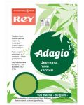 Έγχρωμο φωτοτυπικό χαρτί  Rey Adagio - Spring Green, A4, 80 g, 100 φύλλα - 1t