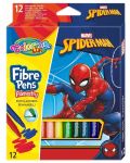 Χρωματιστοί μαρκαδόροι  Colorino - Marvel Spider-Man,12 χρώματα - 1t