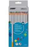 Μολύβια χρωματιστά Lamy Colorplus - Metalic, 24 χρώματα - 1t