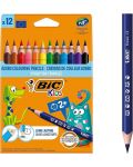 Χρωματιστά μολύβια BIC JUMBO Ecolutions τριγωνικά, 12 χρωμάτων - 1t
