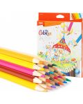 Χρωματιστά μολύβια Deli Colorun - EC130-24, 24 χρωμάτων - 2t