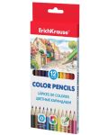 Χρωματιστά μολύβια Erich Krause - 12 χρώματα - 1t