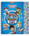 Δημιουργικό σετ  Totum - Σκρατς βιβλίο Paw Patrol - 1t