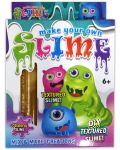 Παιδικό σετ Raya Toys - DIY slime, πορτοκάλι, με γκλίτερ - 1t