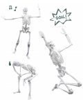 Δημιουργικό σετ Buki France -DIY ανθρώπινος σκελετός, 45 εκ - 4t