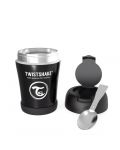 Δοχείο τροφίμων Twistshake Insulated Pastel - Μαύρο, 350 ml - 1t