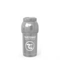 Μπιμπερό κατά των κολικών  Twistshake Anti-Colic Pastel -Γκρι, 180 ml - 3t