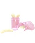 Δοχείο αποθήκευσης τροφίμων Twistshake Pastel - ροζ,2 x 100 ml - 4t