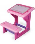 Παιδικό θρανίο Pilsan - Με κάθισμα, ροζ - 1t
