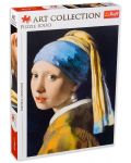 Παζλ Trefl 1000 κομμάτια - Το κορίτσι με  το μαργαριταρένιο σκουλαρίκι, Johannes Vermeer - 1t
