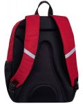 Σχολικό σακίδιο Cool Pack Rider - κόκκινο και μαύρο, 27 l - 3t