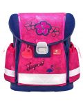 Σχολική τσάντα-κουτί Belmil - Tropical Pink, με σκληρό πάτο και 1 τμήμα - 3t