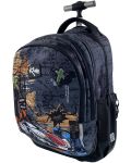 Σχολική τσάντα με ρόδες Kaos 2 σε 1 - Wroom - 2t