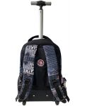 Σχολική τσάντα με ρόδες Kaos 2 σε 1 - New York - 4t