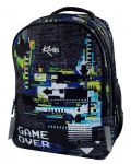 Σχολική τσάντα   Kaos 2 σε 1 - Game Over, 4 θήκες - 2t