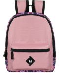 Σχολική τσάντα με μοτίβα λουλουδιών Zizito - Zi, ροζ - 1t