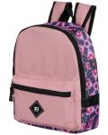 Σχολική τσάντα με μοτίβα λουλουδιών Zizito - Zi, ροζ - 2t