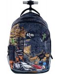 Σχολική τσάντα με ρόδες Kaos 2 σε 1 - Wroom - 1t