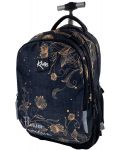 Σχολική τσάντα με ρόδες Kaos 2 σε 1 - Flower Passion - 2t