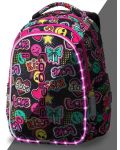 Σχολική φωτιζόμενη LED τσάντα Cool Pack Joy - Emoticons - 4t