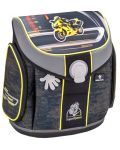 Σχολική τσάντα-κουτί Belmil - Super Speed Yellow, με σκληρό πάτο και 1 τμήμα - 1t
