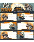 Σχολικές ετικέτες Ars Una Age of the Titans - 18 τεμάχια - 1t
