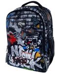 Σχολική τσάντα   Kaos 2 σε 1 - Gorilla,4 θήκες - 2t
