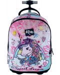 Σχολική τσάντα με ρόδες Kaos 2 σε 1 - Sweet Dream - 1t
