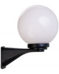 Εξωτερική Απλίκα  Smarter - Sfera 200 9787, IP44, E27, 1x28W, μαύρο με άσπρο - 1t