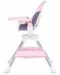 Περιστρεφόμενη καρέκλα φαγητού Chipolino - Vision, ροζ - 4t